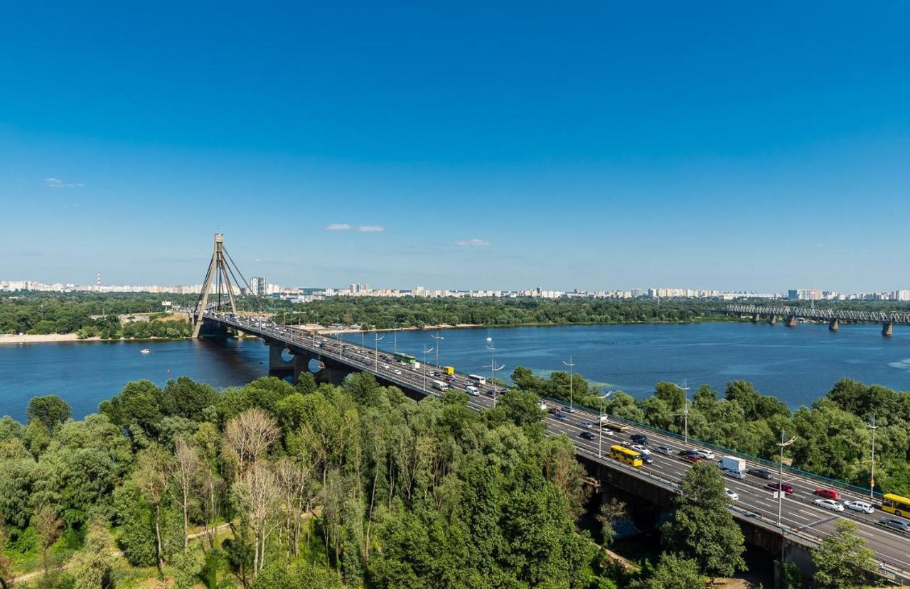 Apartments With Crazy Panoramic View Of The Dniepr Kiev Buitenkant foto