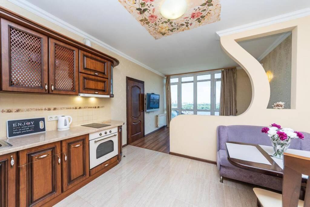 Apartments With Crazy Panoramic View Of The Dniepr Kiev Buitenkant foto
