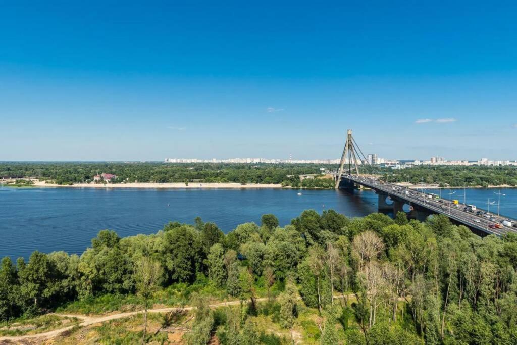 Apartments With Crazy Panoramic View Of The Dniepr Kiev Buitenkant foto